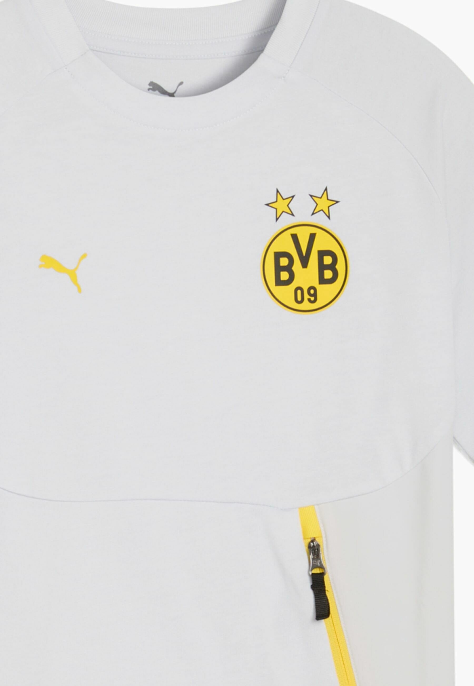 Puma BORUSSIA DORTMUND - Club wear - silver mist faster yellow