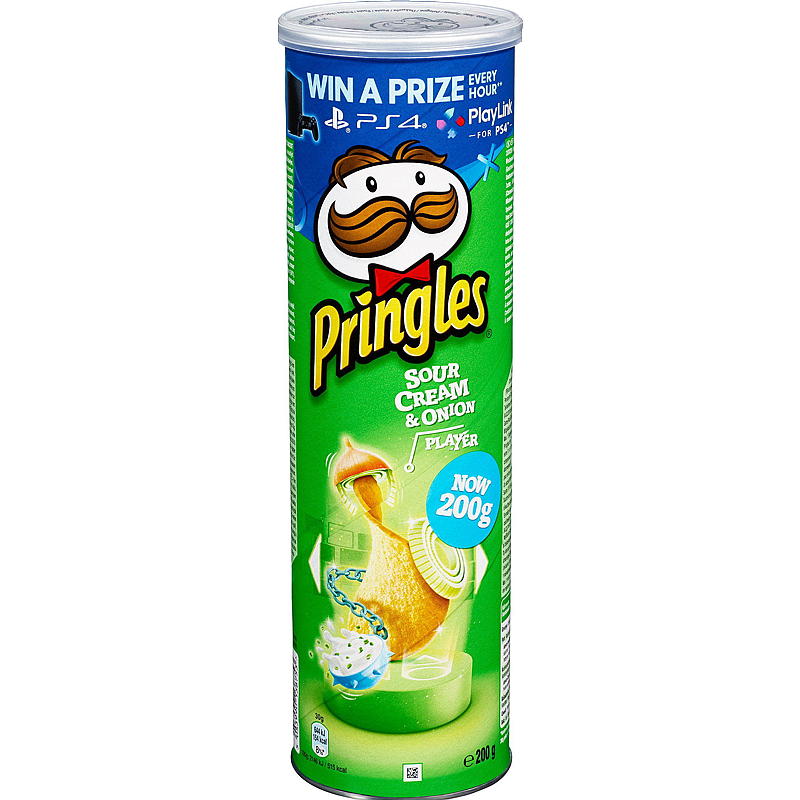 Pringles Pringles 200 g, gräddfil och lök