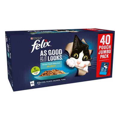 Felix, buono come sembra, confezione maxi da 40 x 100 g