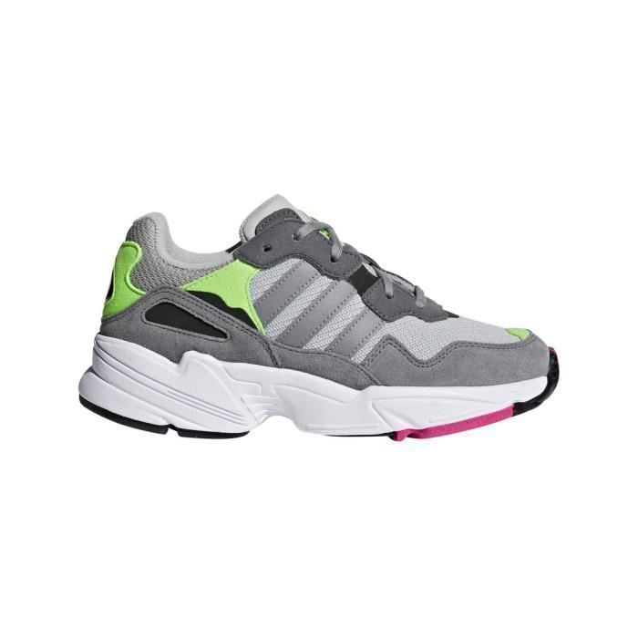 Basket adidas Originals YUNG-96 Junior - Gris - Polyester - Lacets - Mixte