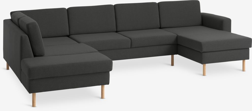 SVALBARD Kampinė sofa SVALBARD kairė tamsiai pilka