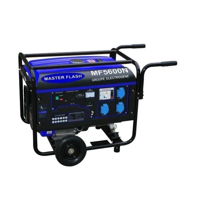 Generador de gasolina - MASTER FLASH - MF5600N - 5500W máx. - 96dB(A) - 25L