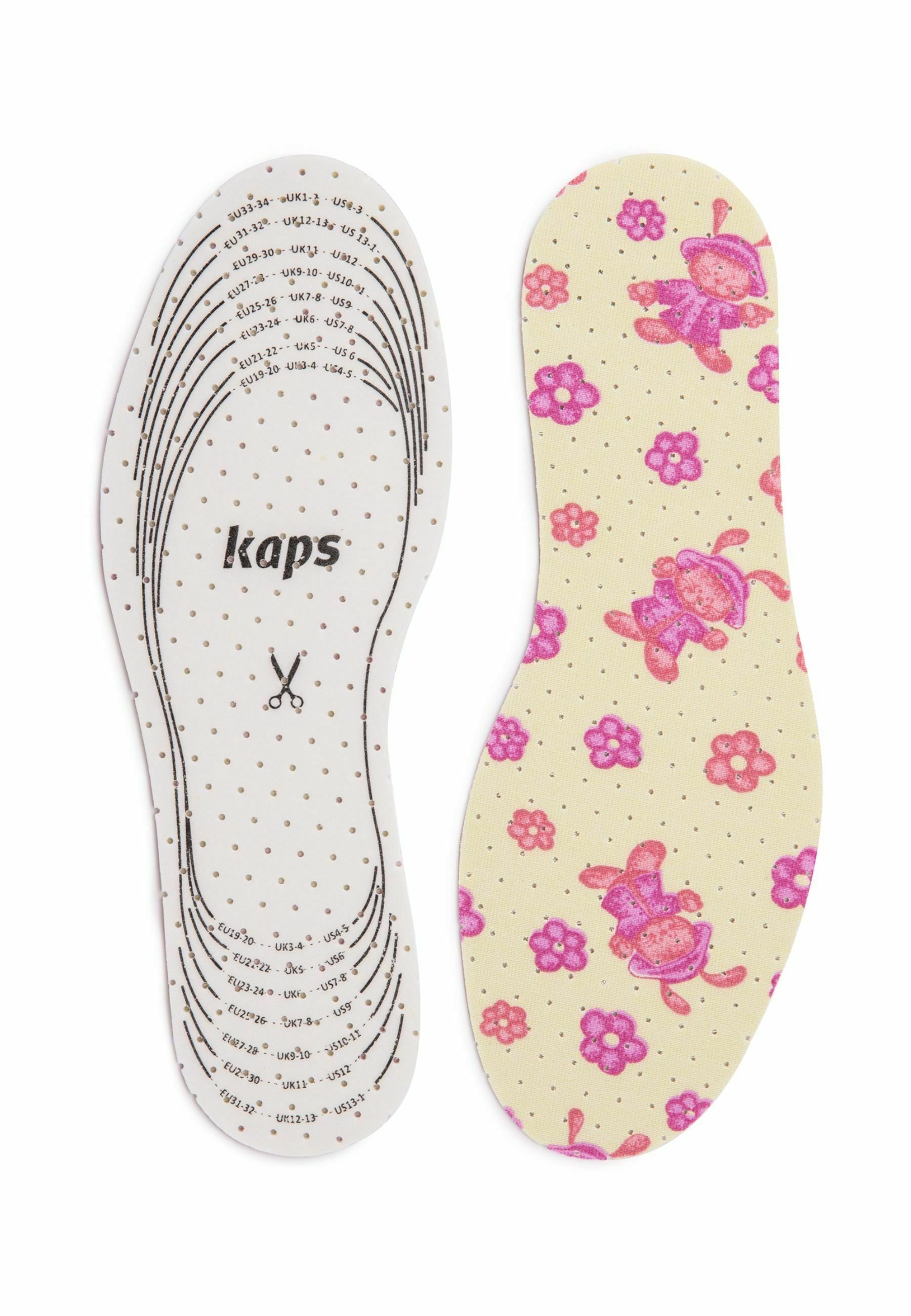 Kaps SWEET STEPS – SEMELLES INTÉRIEURES COUSUES POUR ENFANTS (LOT DE 3) – Semelle intérieure – rose