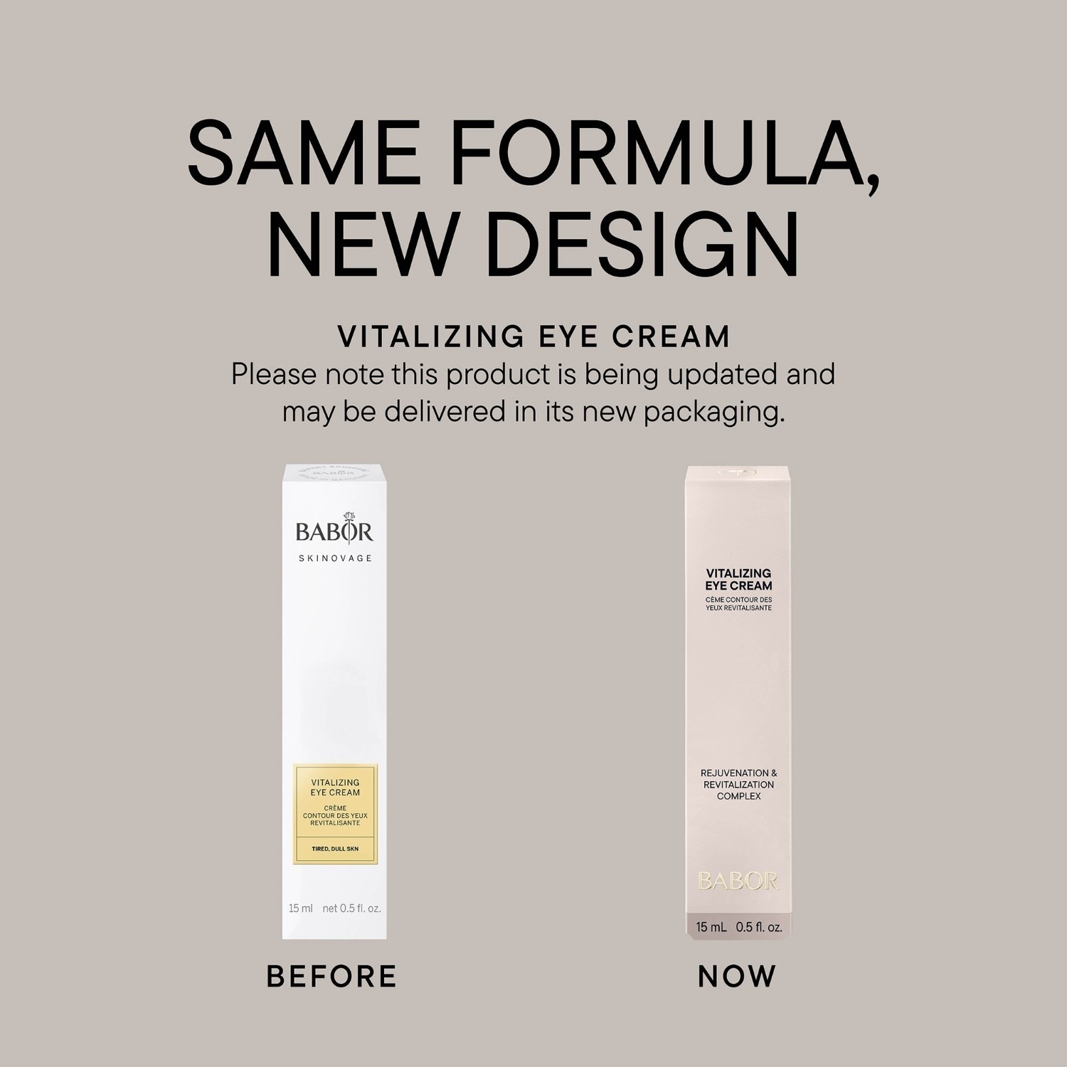 BABOR Skinovage revitalizacijska krema za oči - 15 ml