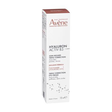 Avène Hyaluron Activ B3 Triple Correction Eye Cream Ryppyjä ehkäisevä silmänympärysvoide turvotukseen ja tummiin silmänaluksiin 15 ml 15 ml