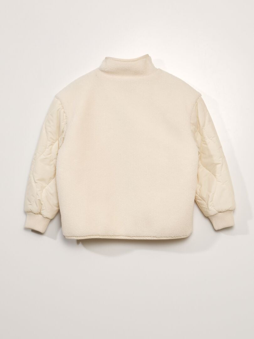 Sherpa donsjack - wit