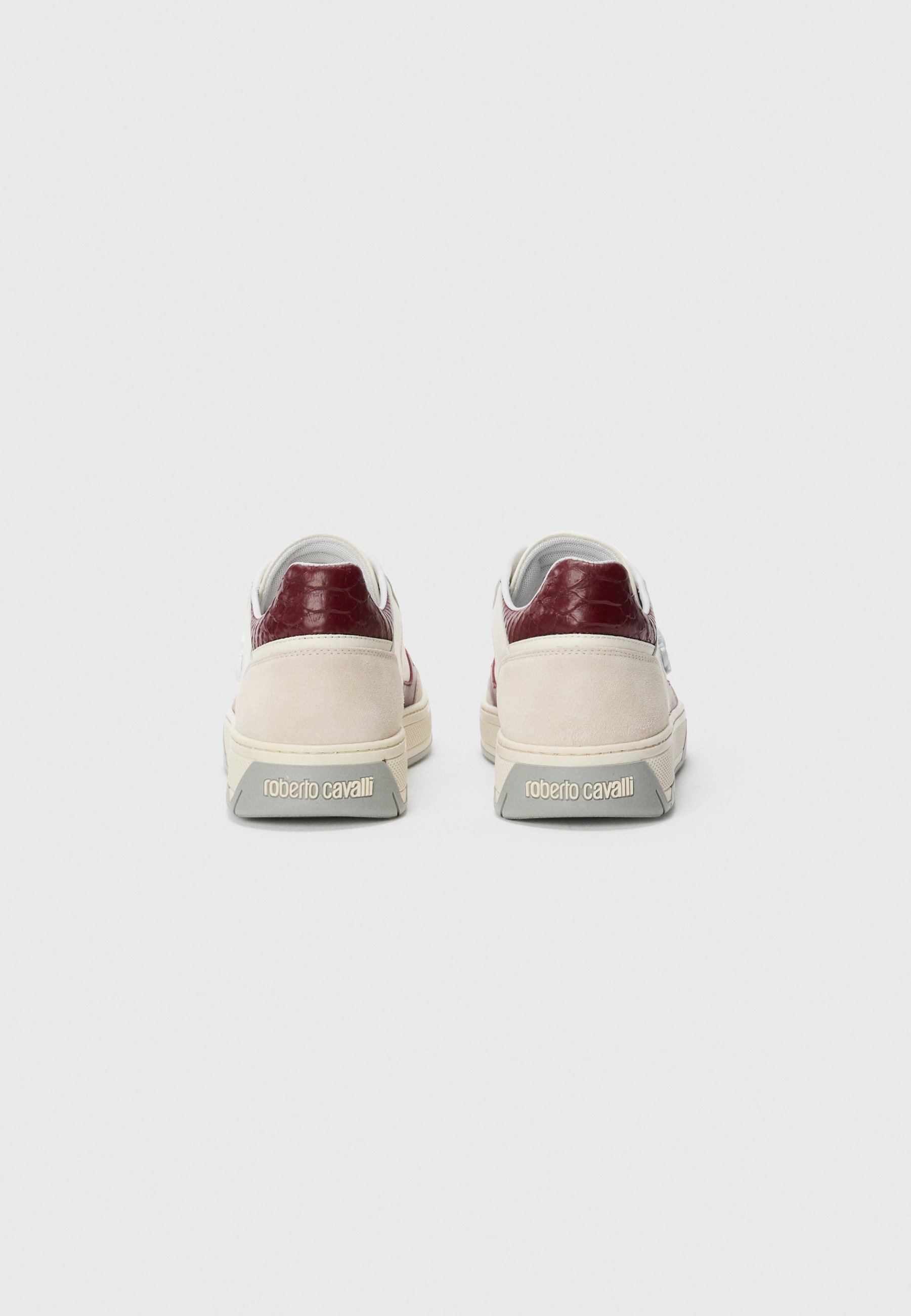 Roberto Cavalli MILANO - Sneaker - Off-White/Bordeaux