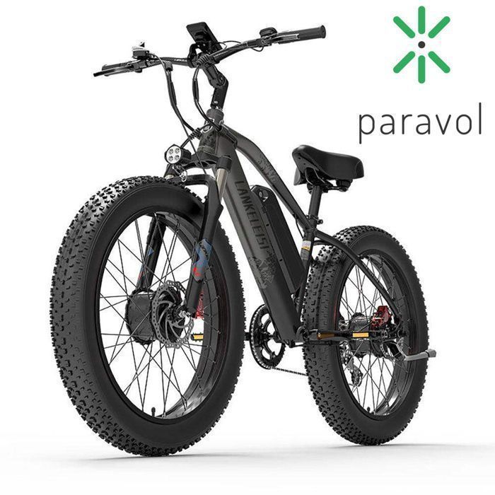 Vélo électrique Lankeleisi MG740Plus*Batterie Samsung 20AH*Moteur 2*1000W*26''Fat Pneus*Frein hydraulique*Noir