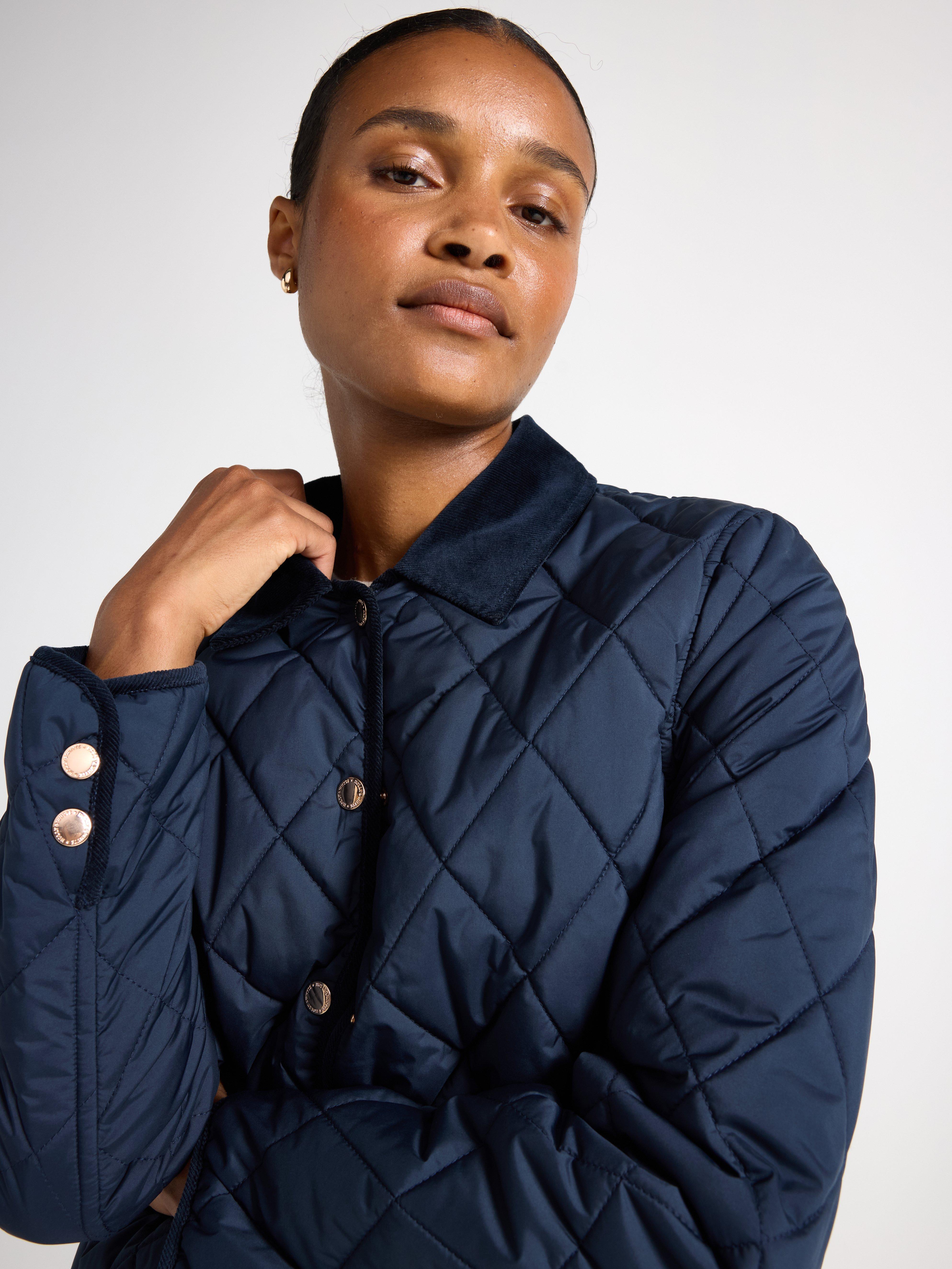 Veste matelassée bleu marine foncé