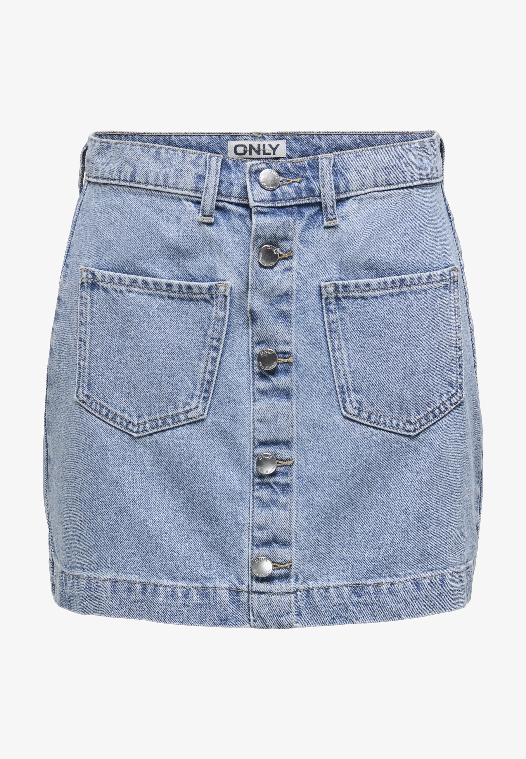 JUPE EN UNIQUEMENT SUR ONLAMAZING - Jupe en jean - jean bleu clair