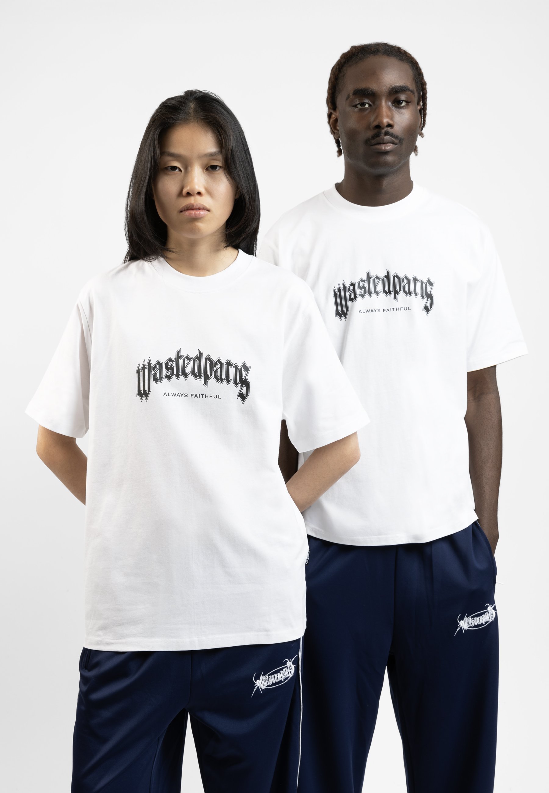 Wasted Paris UNISEX - T-shirt met print - wit