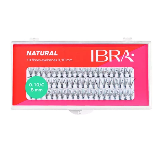 IBRA KĘPKI SZTUCZNYCH RZĘS NATURALS C 8MM