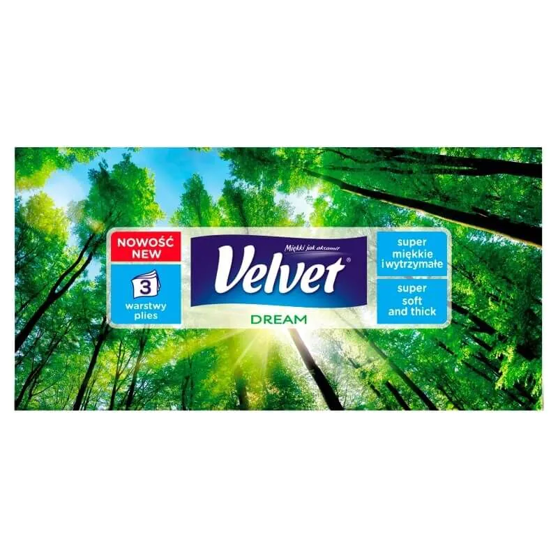 Velvet Chusteczki Relax 3 Warstwy