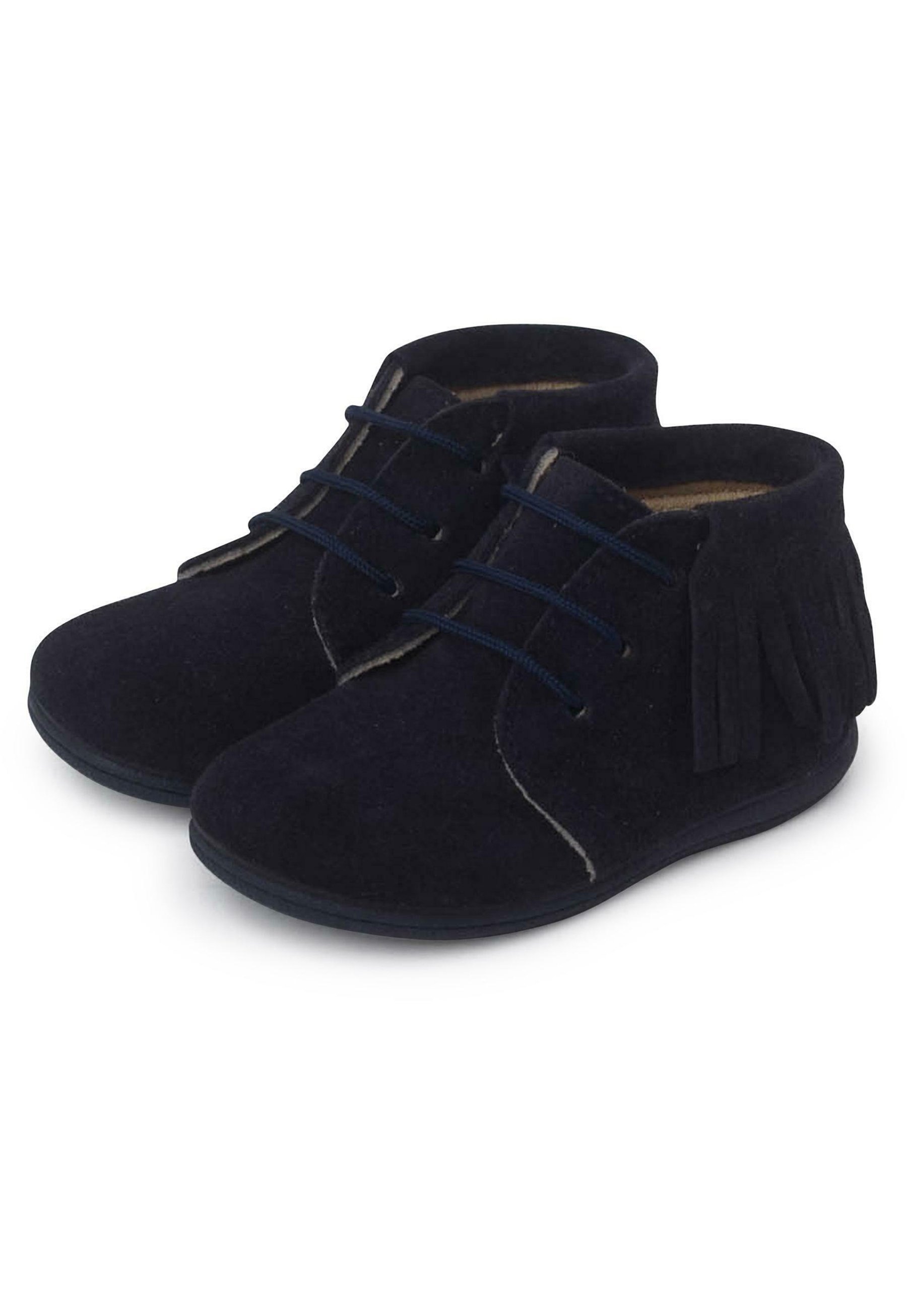 Sapatinhos de bebê Pisamonas - azul marinho