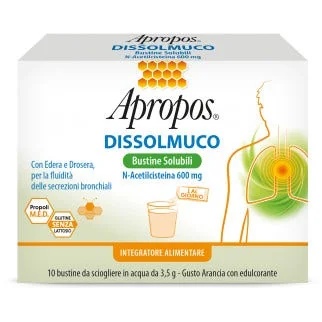 APROPOS Apropos Dissolmuco sachês solúveis com efeito suavizante e calmante