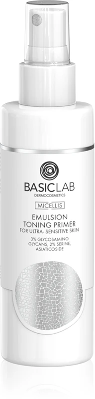 BasicLab Dermocosmetics Micellis, emulsão facial e tônico para pele muito sensível.