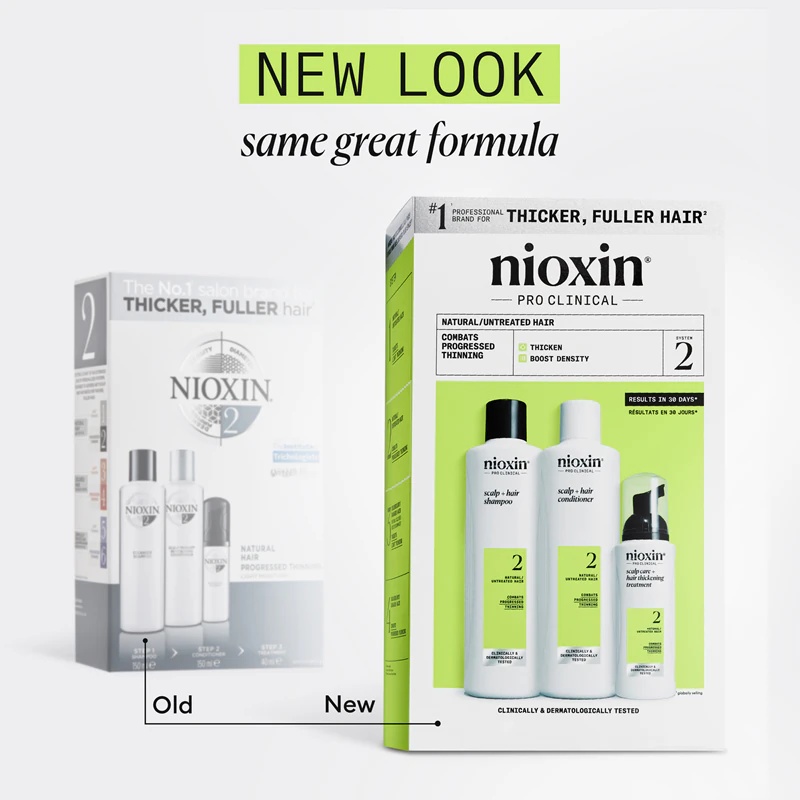 Darilni set Nioxin System 2 za redčenje las