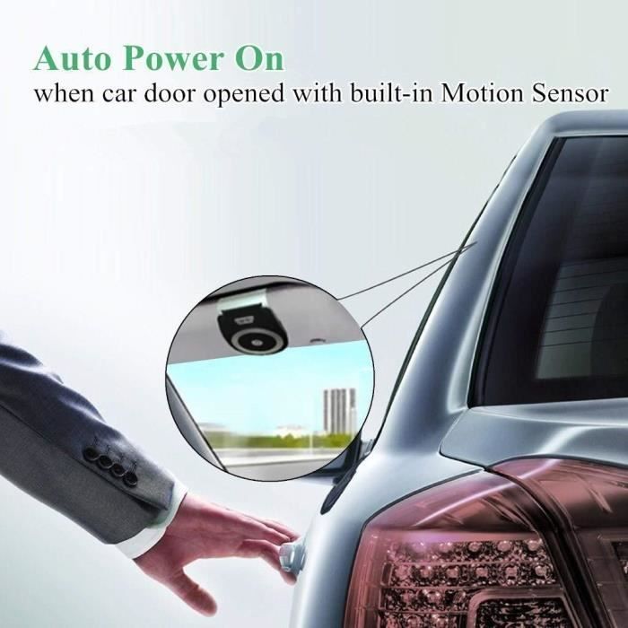 Kit manos libres ZGEER - Bluetooth 4.1 - Encendido automático - Doble conectividad - Cargador USB incluido