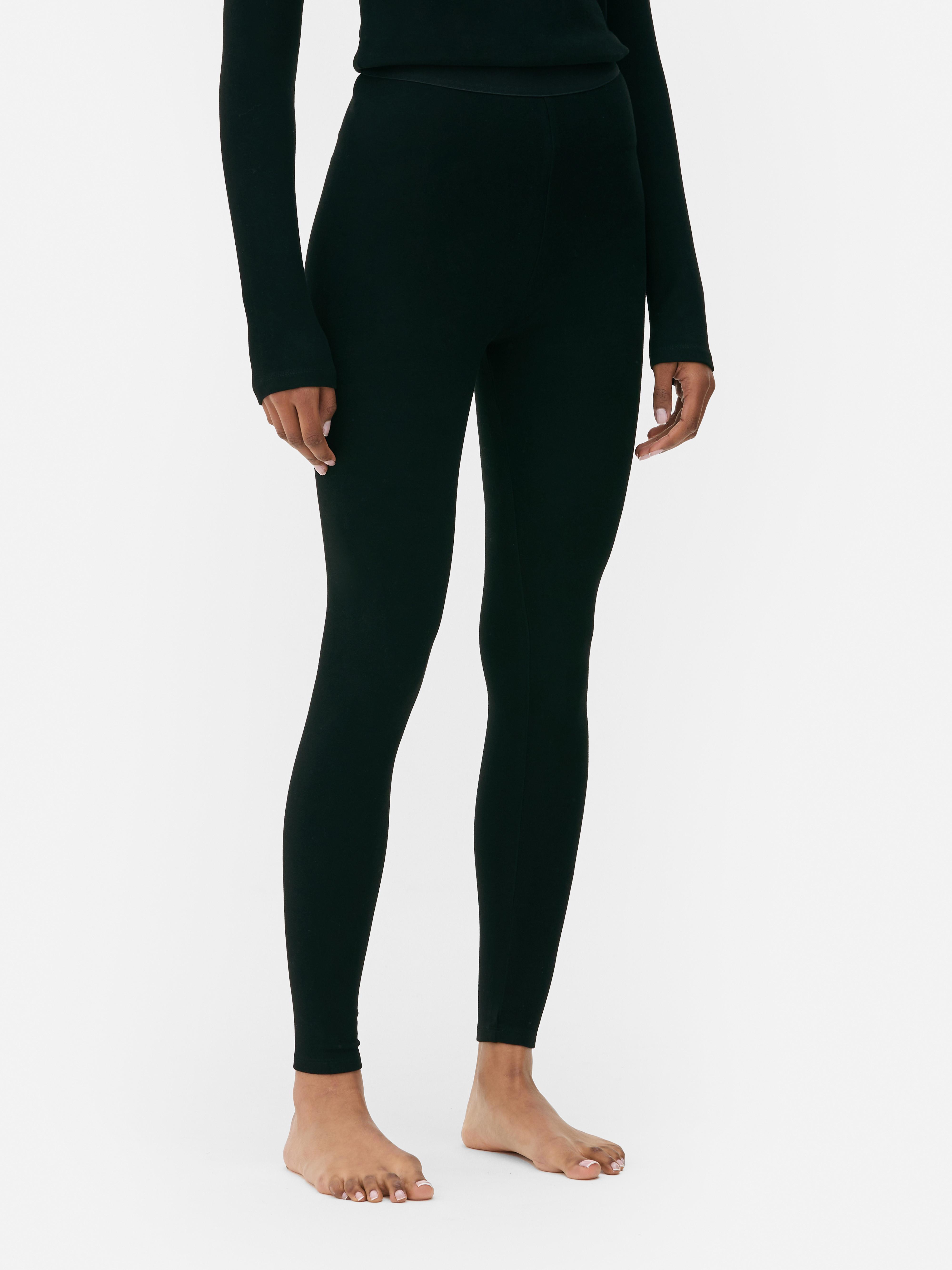 Thermofleece-Leggings. Hochgeschnittene Fleece-Leggings mit figurbetonter Silhouette.