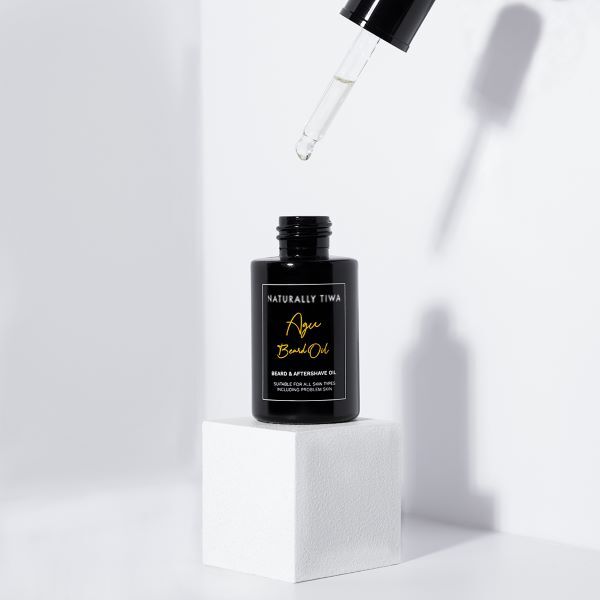 Naturally Tiwa Skincare AGU skjeggolje 30ml | Herre | Superdrug