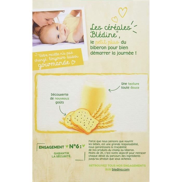 BLEDINA - Blédine junior Brioche pépites 400g