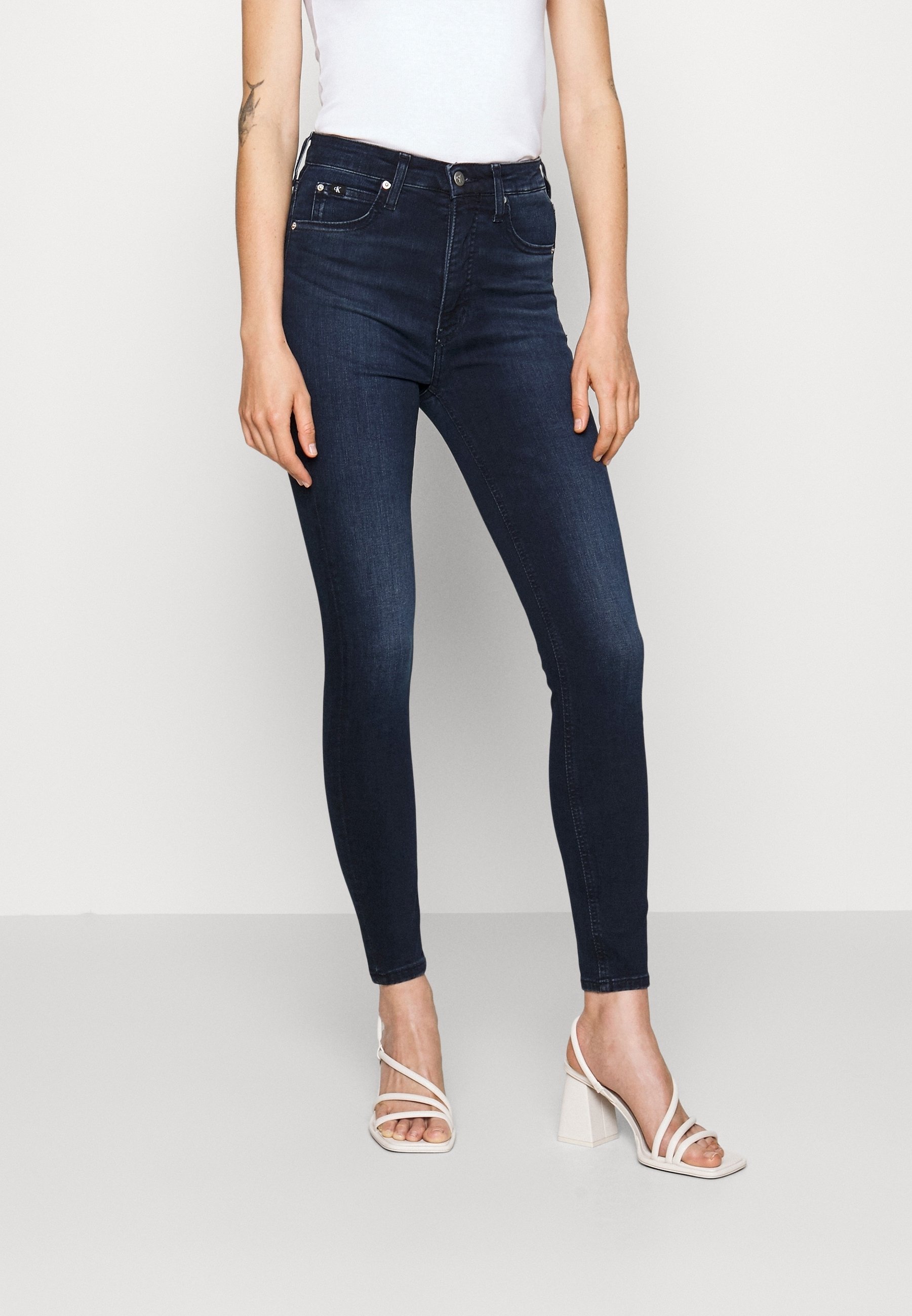 Calvin Klein Jeans Skinny Fit - donkerblauwe denim