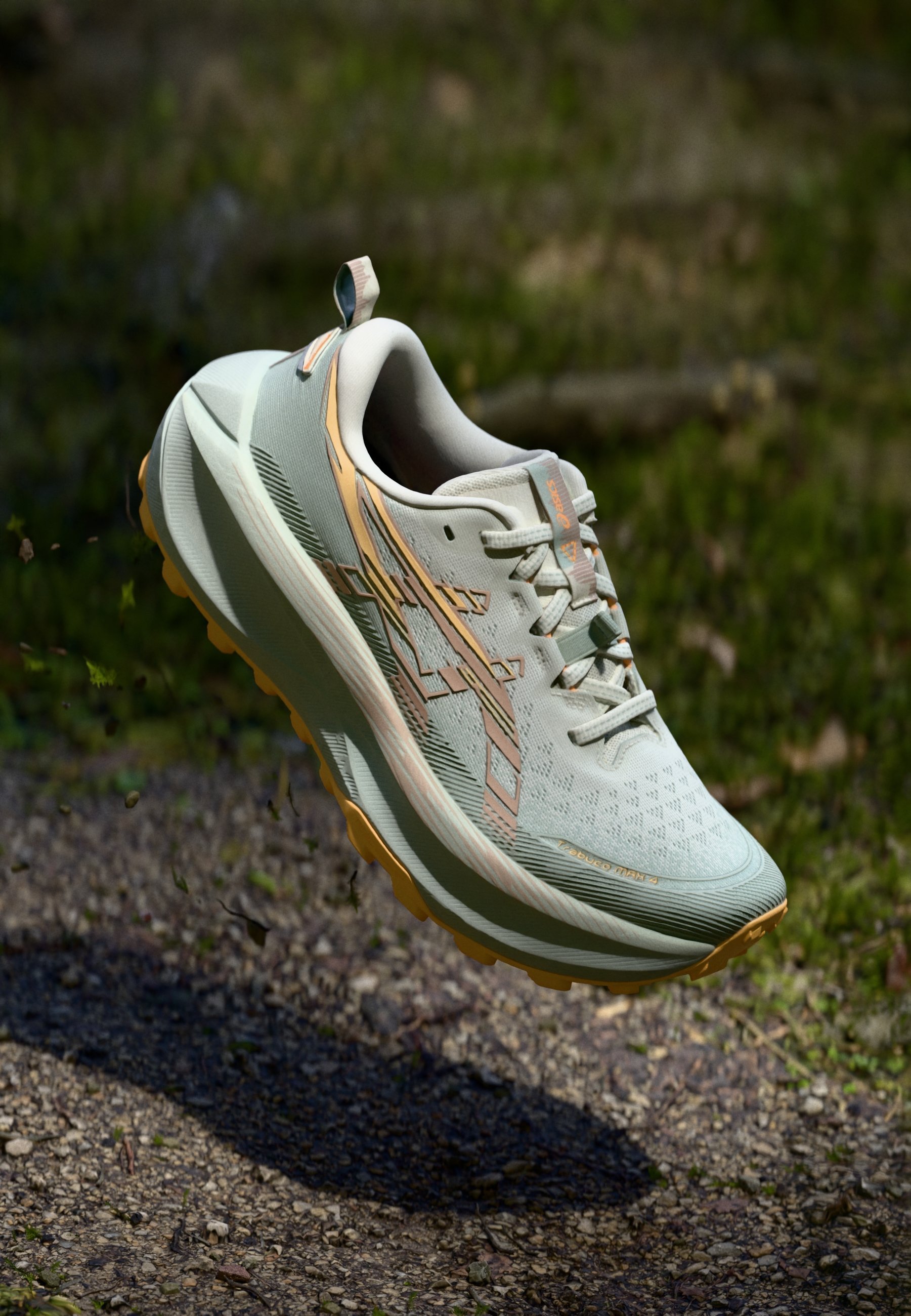 ASICS TRABUCO MAX 4 - Trailrunningschuhe - Creme/Staubsteppe
