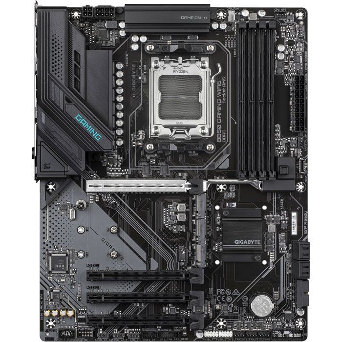 Scheda madre - GIGABYTE - B850 GAMING WF6 - Fattore di forma ATX - Chipset AMD B850 - DDR5 e PCIe 5.0 - WiFi 6