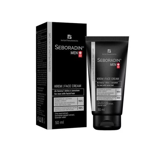 Seboradin Men pielęgnacyjny krem do twarzy i skóry z zarostem 50 ml