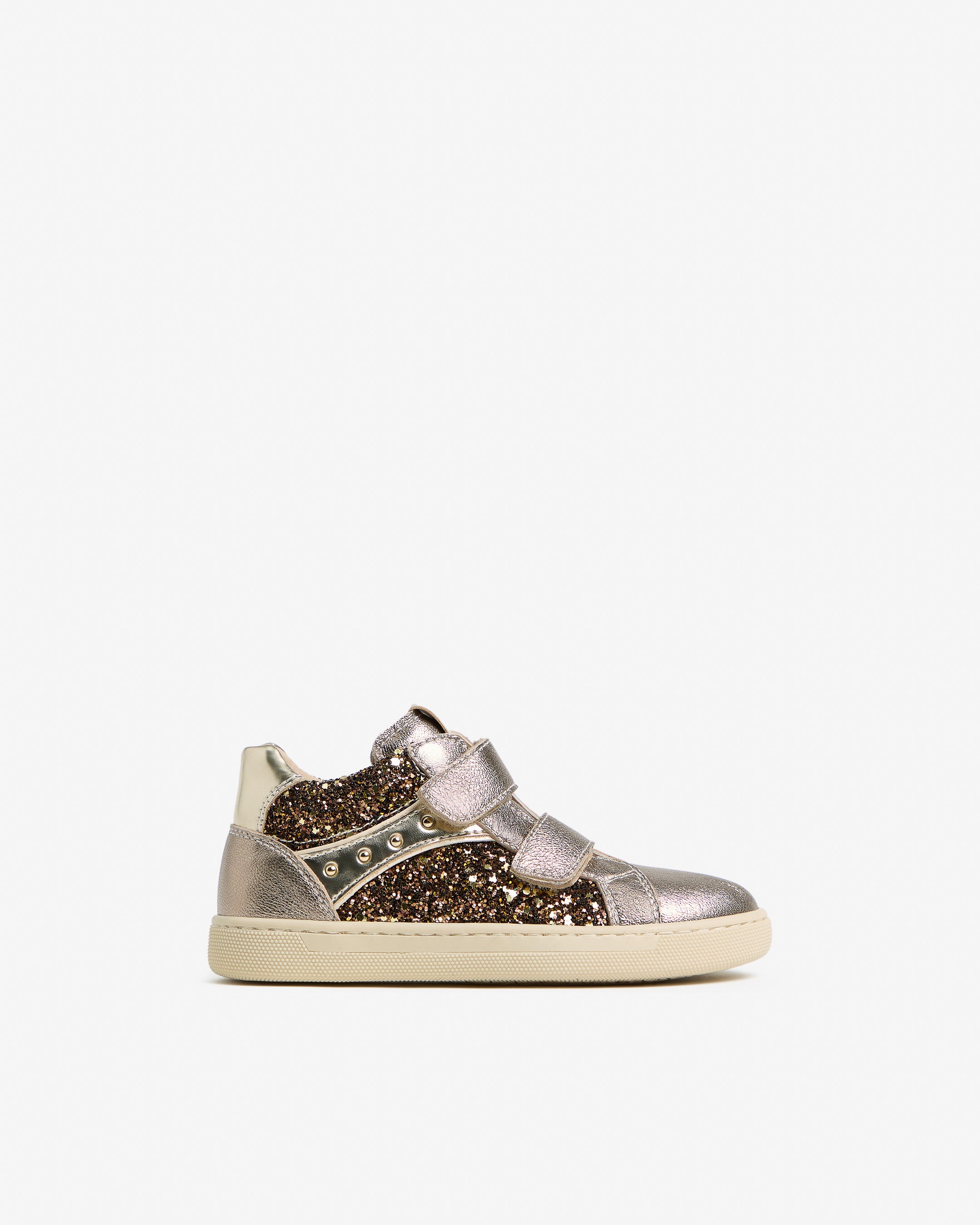  Junior-Sneaker für Mädchen aus Leder und Funktionsmaterial