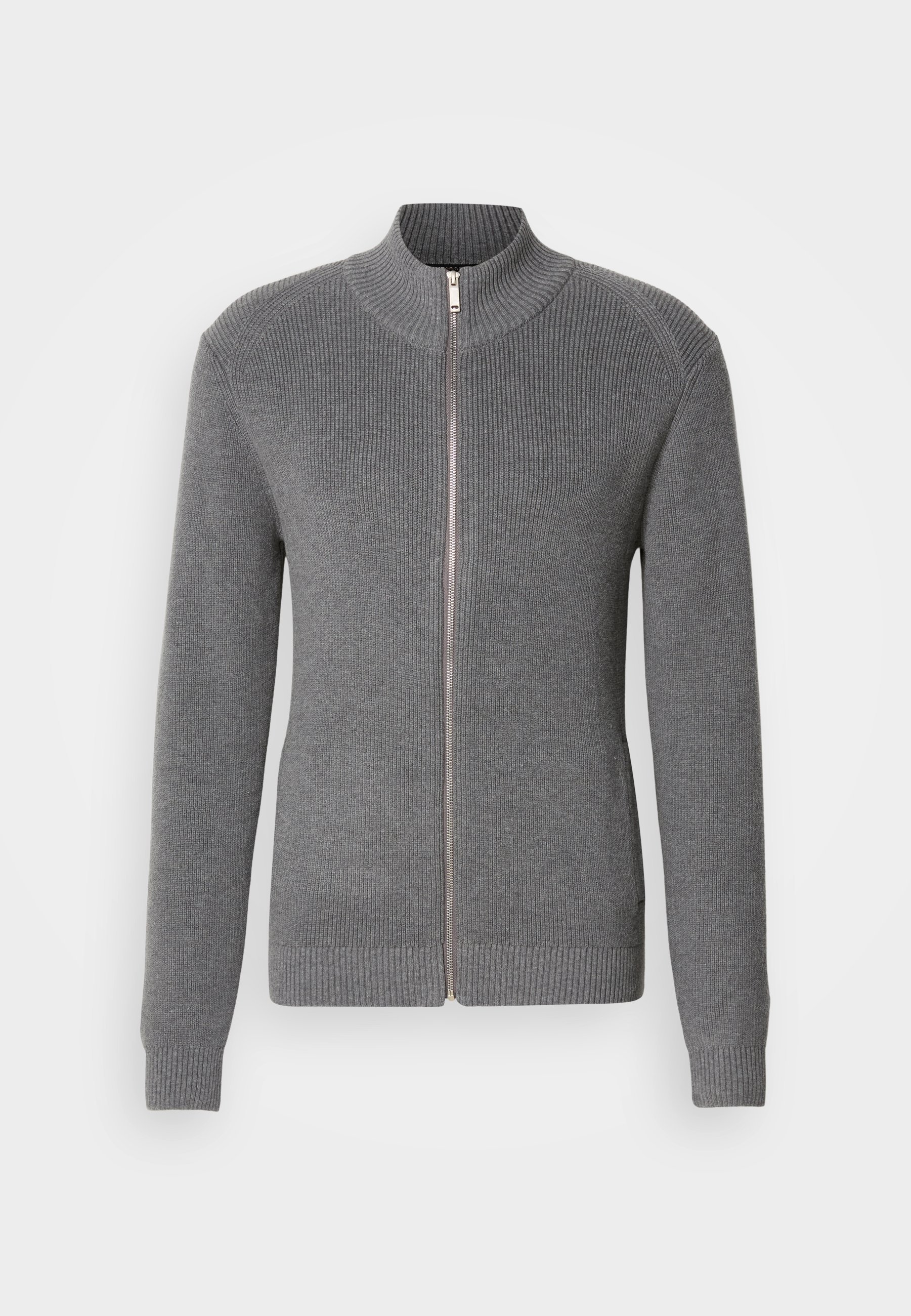 CARDIGAN INDICODE JEANS - Cardigan - gris clair chiné