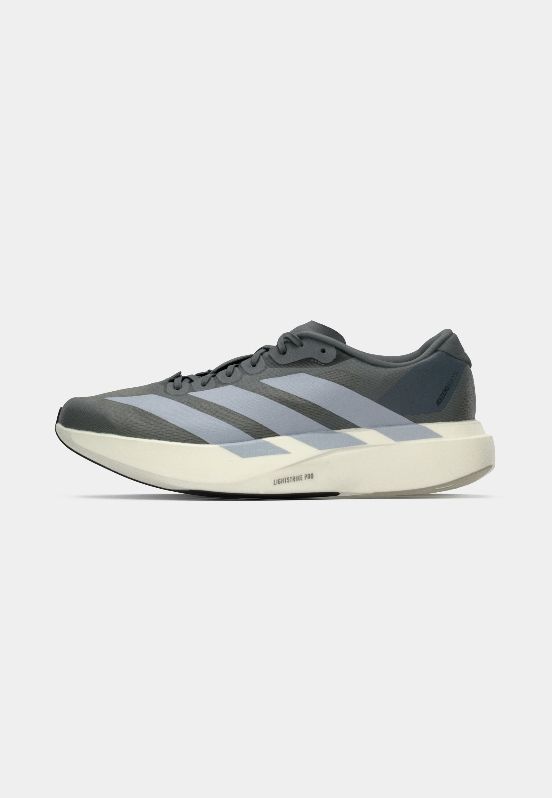 adidas Performance ADIZERO EVO SL - Chaussures de running sur route - Gris/argenté/noir