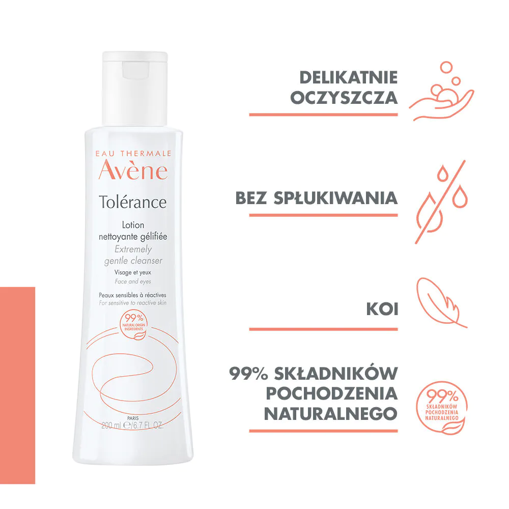Avène Tolerance Mleczko do oczyszczania skóry