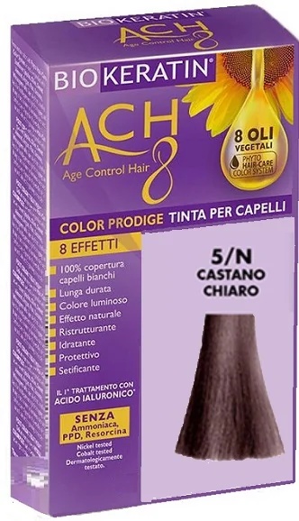 BIOKERATIN Biokeratin Ach8 5/N Color de cabello castaño claro
