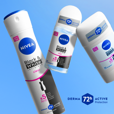 Nivea Svart og Hvit Klar