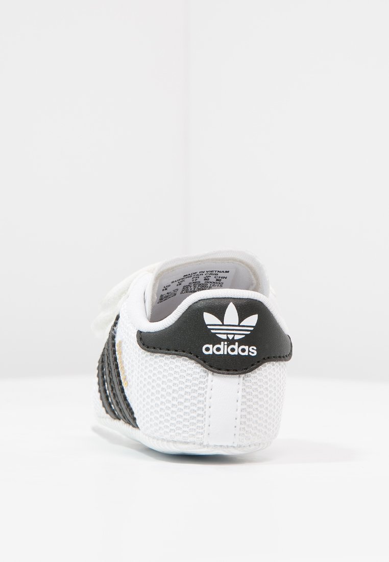 adidas Originals SUPERSTAR CRIB UNISEX - První boty - white/core black