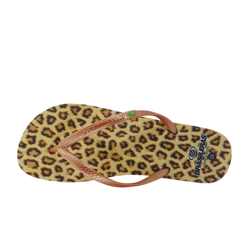 Braziliaanse strandslippers, bedrukt met 21 Tiger-logo