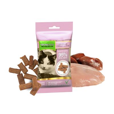 Friandises originales pour chats Natures Menu au poulet et au foie