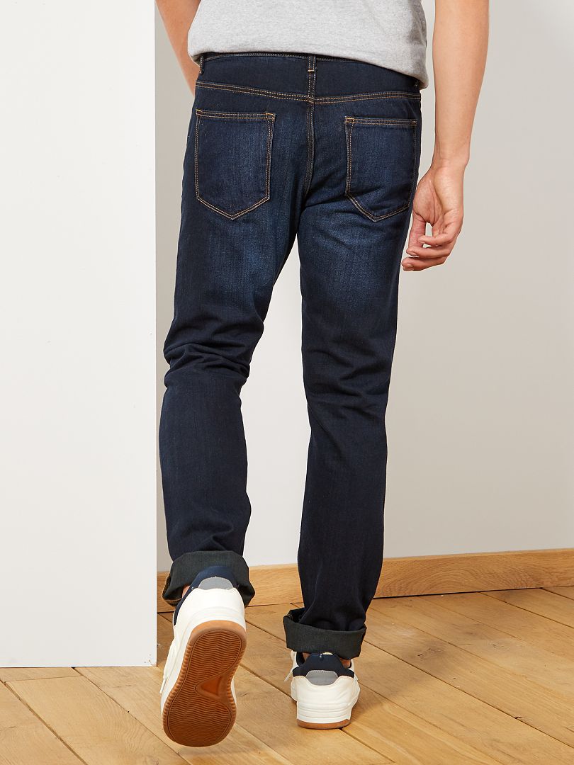 Calça jeans de corte regular tamanho L34 - azul índigo