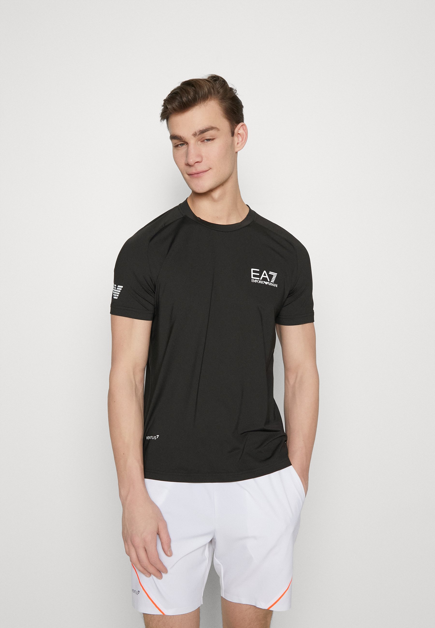 EA7 Emporio Armani sport T-shirt - zwart