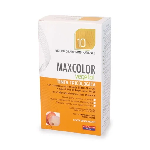 VITAL FACTORS Haarkleur Max Color Vegetal 10 Zeer Licht Natuurlijk Blond 140 ml