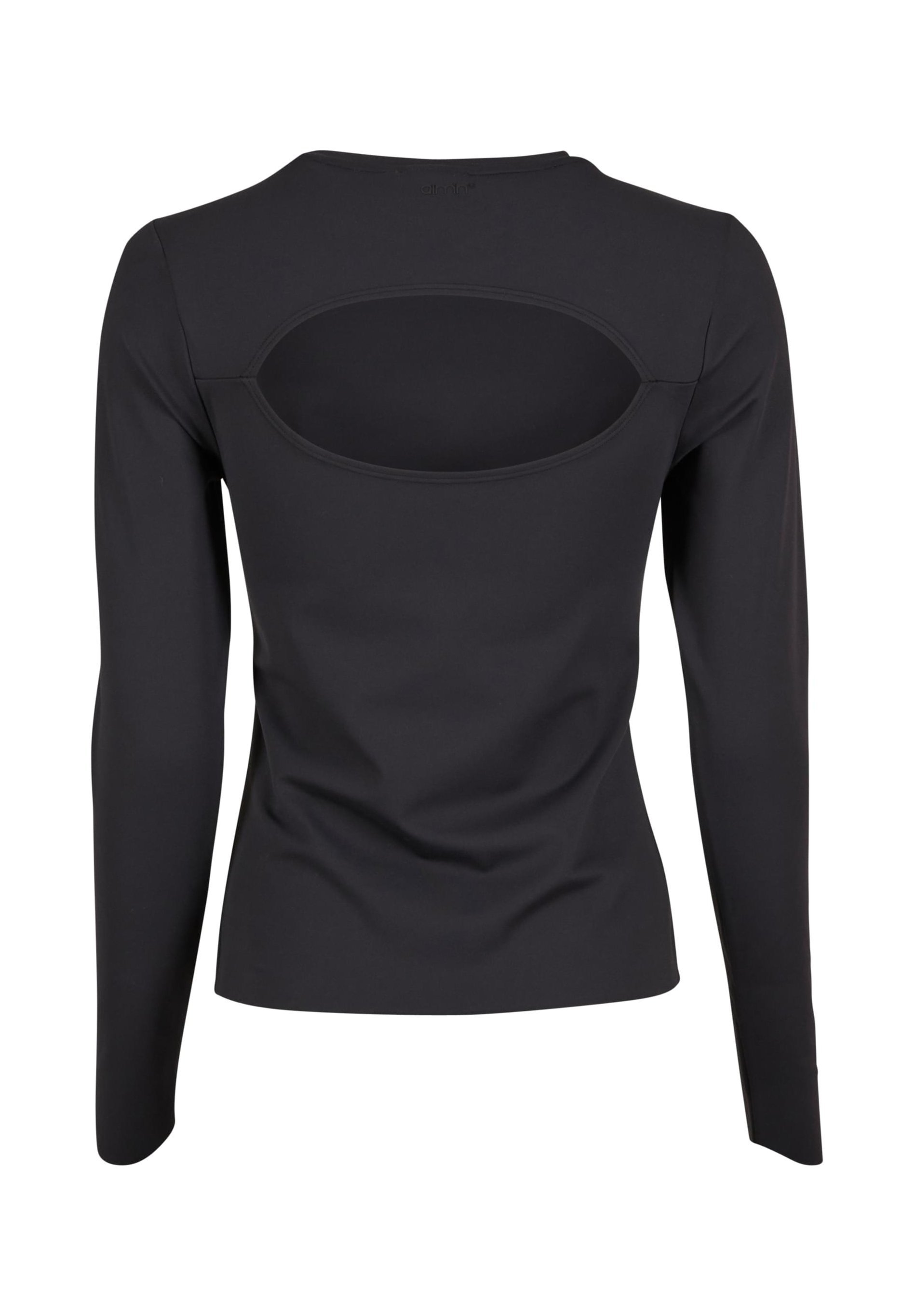 aim'n® SENSE CUTOUT BACK - Maglia a maniche lunghe - nera