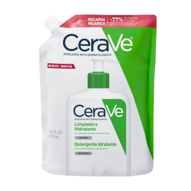 „CeraVe“ drėkinamasis valiklis, veido ir kūno valomasis kremas, 473 ml