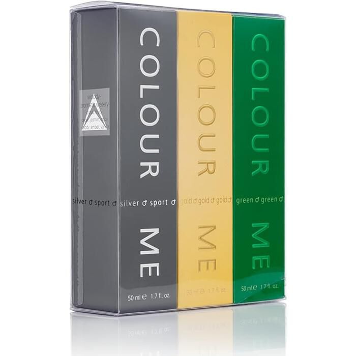 Trojni paketi Color Me SREBRNA ŠPORTNA/ZLATA/ZELENA