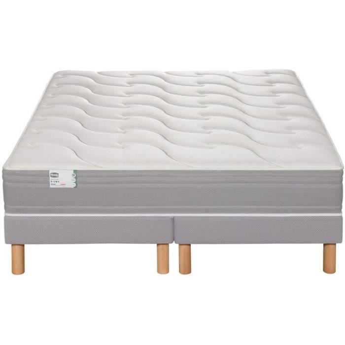 SIMMONS - Ensemble Matelas Ressorts SW4 + Sommier SW - 140x190 cm - Matelas à ressorts ensachés