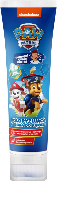 Nickelodeon Paw Patrol spalvinimo vonios dažai vaikams