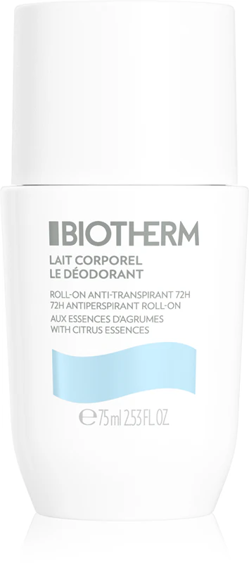 Biotherm Telové mlieko Antiperspirant Roll-on Deodorant Bez parabénov