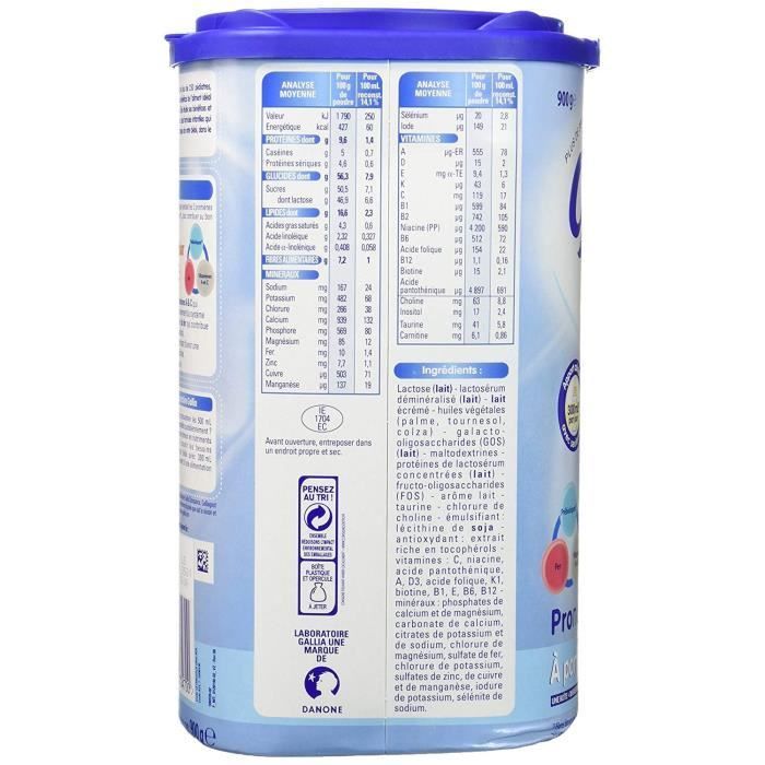 Gallia Junior Laboratory, Baby Milk Powder, From 18 to 36 Months, 1x900g