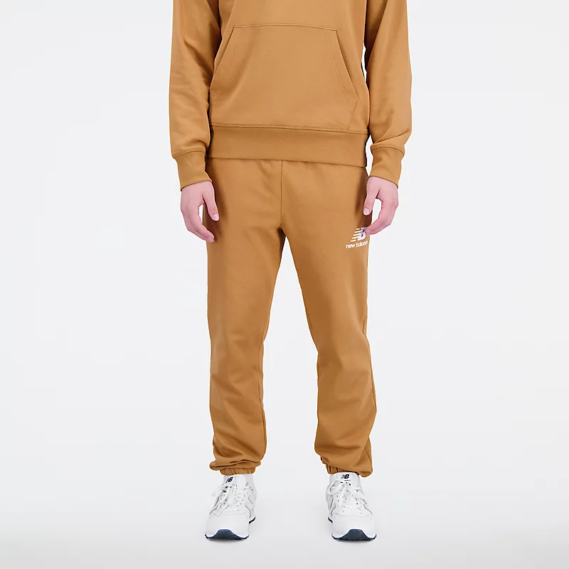 Spodnie dresowe Essentials Stacked Logo French Terry dla mężczyzn - TOBACCO