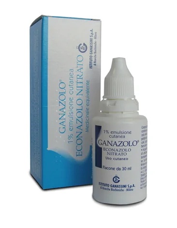 Ganazole huidemulsie 1% econazol antischimmelmiddel 30 ml